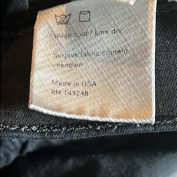 Reformation distressed high rise skinny jeans black jeans size 25. - Picture 8 of 10